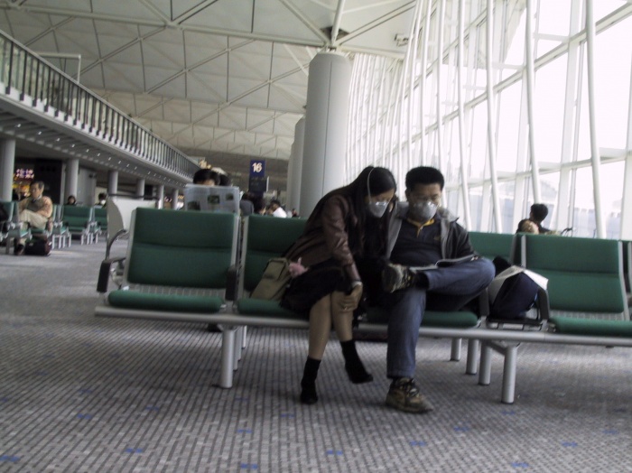 2003년 홍콩국제공항 전경(첵랍콕섬 소재)
